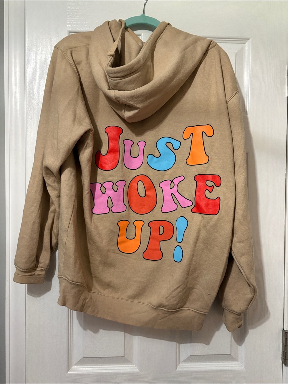 Hoodie Sweatshirt in Tan